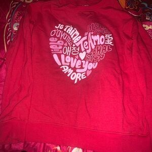 Jumping Beans Red Heart Graphic Kids Top